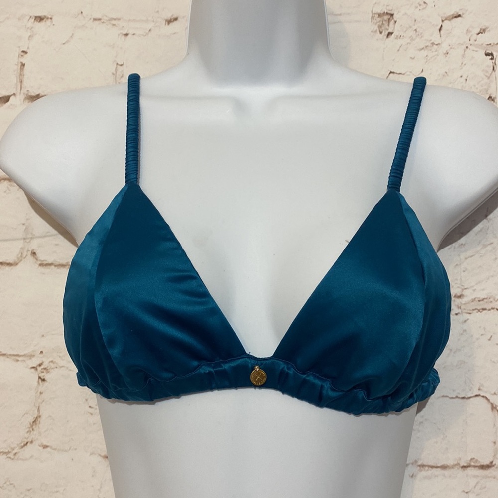 Gooseberry Intimates Satin Triangle Bra, Size S - Picture 4 of 8